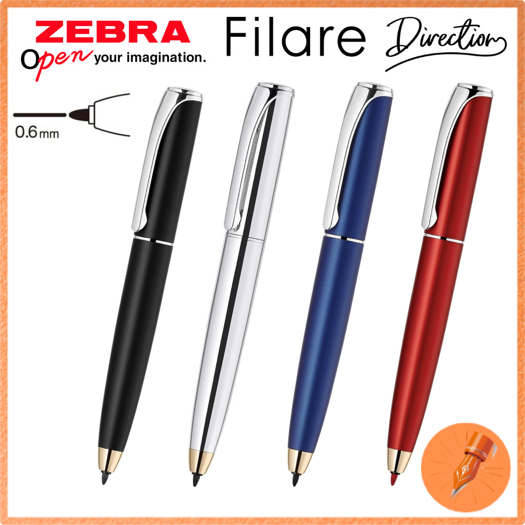 Zebra Water-Based Sign Pen Filare Direction Series