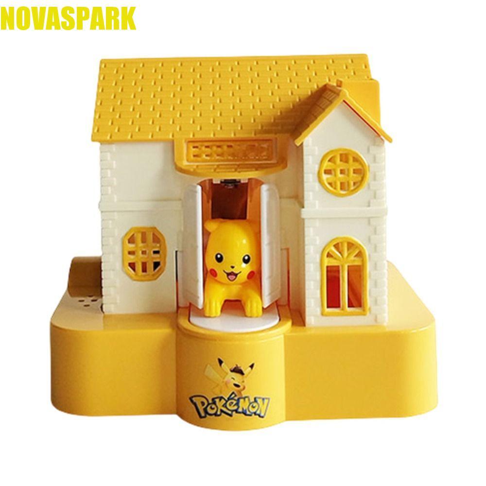 Hộp tiết kiệm nhà chó NOVASPARK, Hộp lưu trữ nuốt tự động Ngân hàng heo đất điện tử, Hiệu ứng âm nhạ