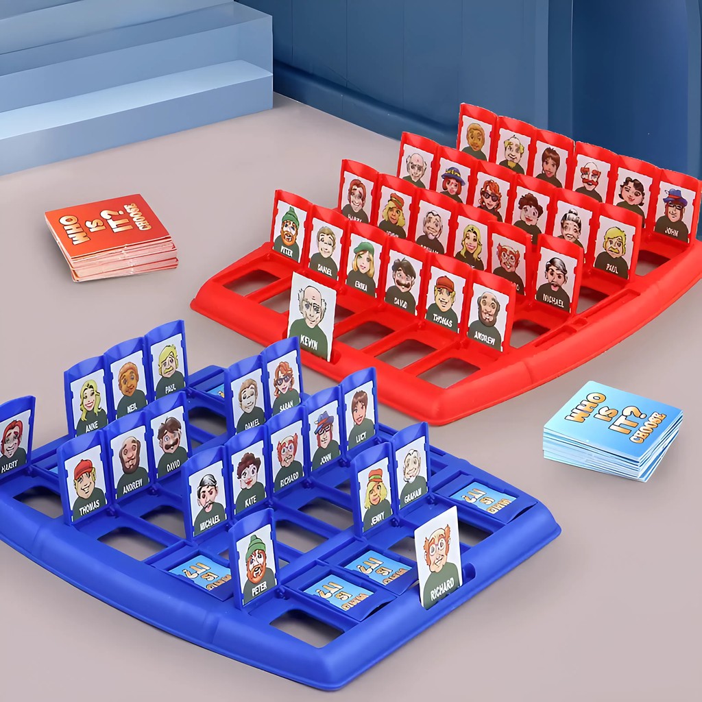 Board Game Who Is It – Trò Chơi Đoán Nhân Vật Rèn Luyện Tư Duy Và Trí Nhớ Cho Bé