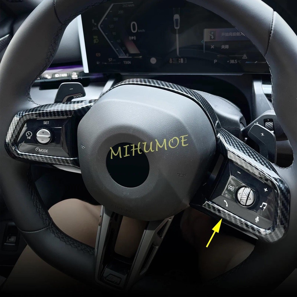 Dành Cho Xe BMW X3 530i 540i 740i 750i 760i i5 i7 G45 G60 G61 G70 Sợi Carbon Nội Thất Vô Lăng Công T