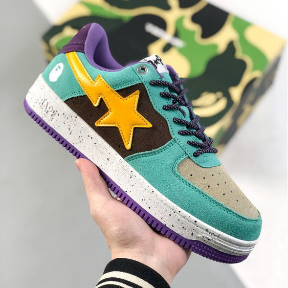 A Bathing Ape (BAPE) BAPE STA Giày thể thao hợp thời trang unisex BIQS