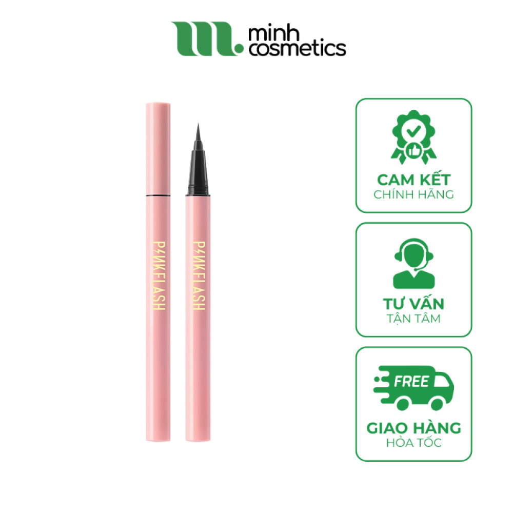 Kẻ Mắt Nước Pinkflash Waterproof Easy Eyeliner Ngòi Mảnh Lâu Trôi 0.6g
