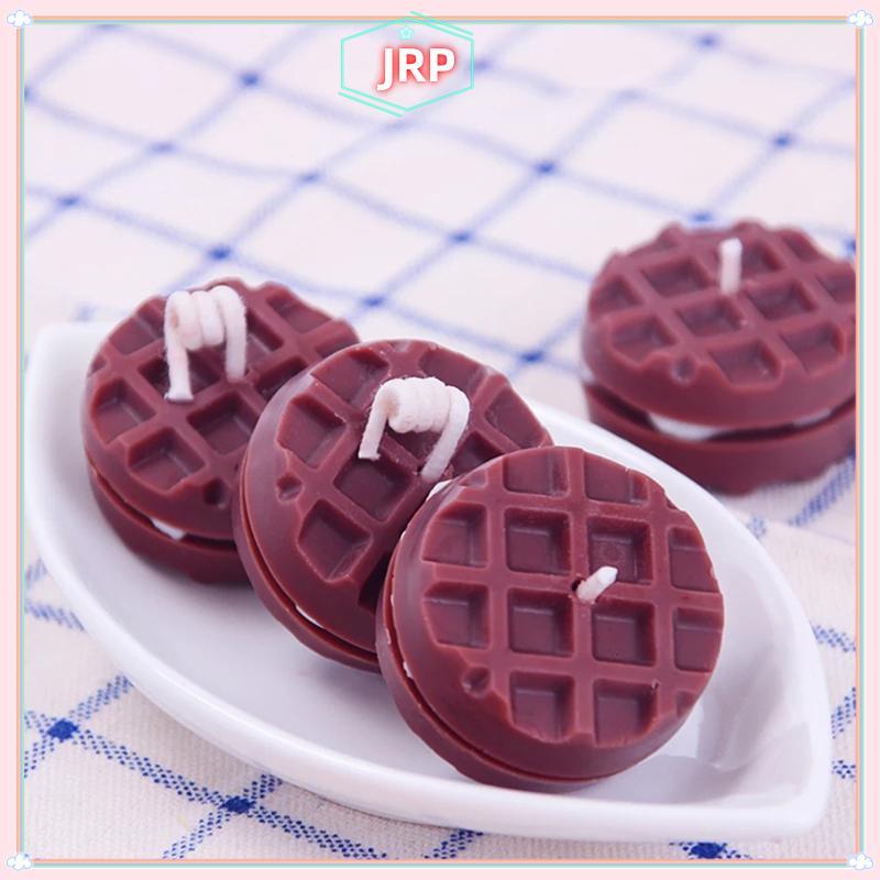 JRP Waffle Khuôn Silicon DIY Tròn Bánh quế Dụng Cụ Làm Khuôn Socola Thực Tế JRP