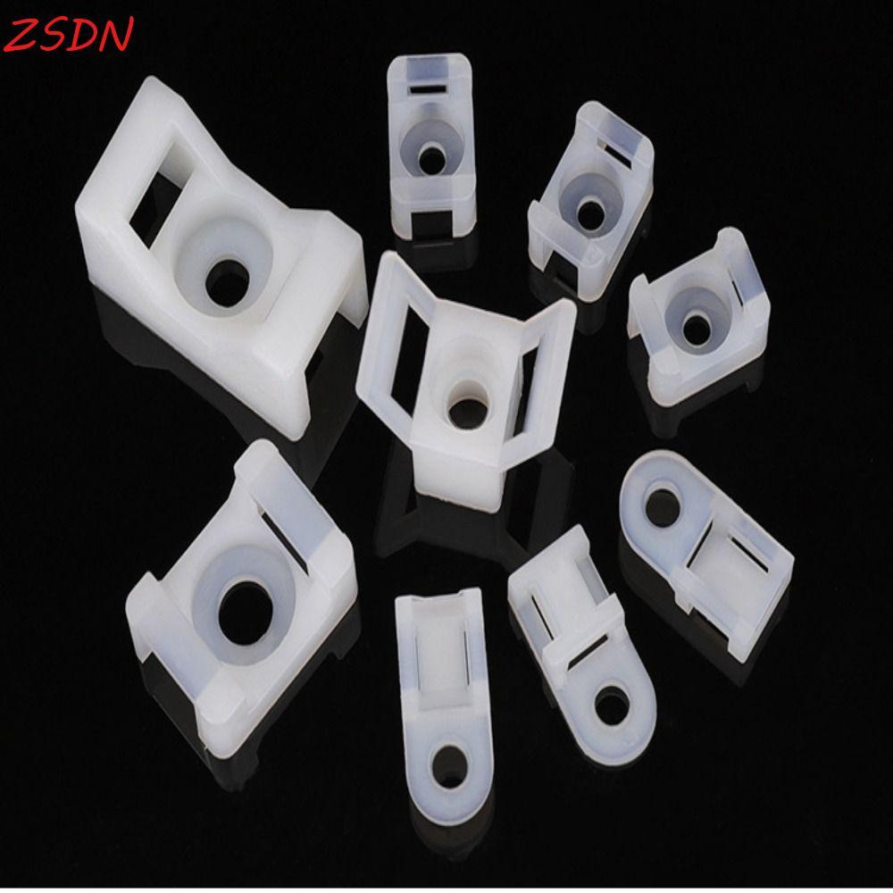 ZSDN Cable Tie Bracket Cable Organizer Cable Tie Base Nhựa Hc-1 Dây Cố Định Ghế Hc-2 Line Card Nylon