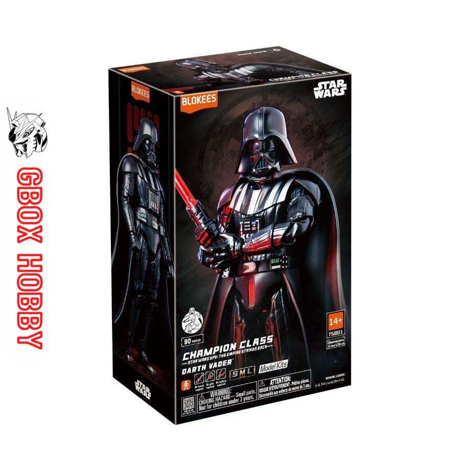 Mô hình lắp ráp Blokees Evergreen movie Darth Vader Star War CC01 Champion Class Hero 01 EW02 75801
