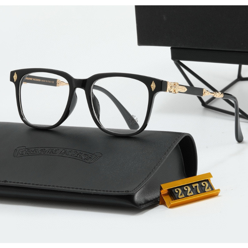 Kính Chrome Hearts CH2272 Khung kính thông thường màu đen jn