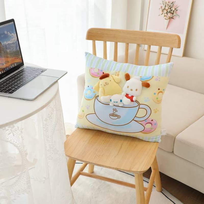 Cute Cinnamoroll Babycinnamoroll Pom Pom Purin Pacha Dog Pillow Office and Dormitory Chair Cushion L