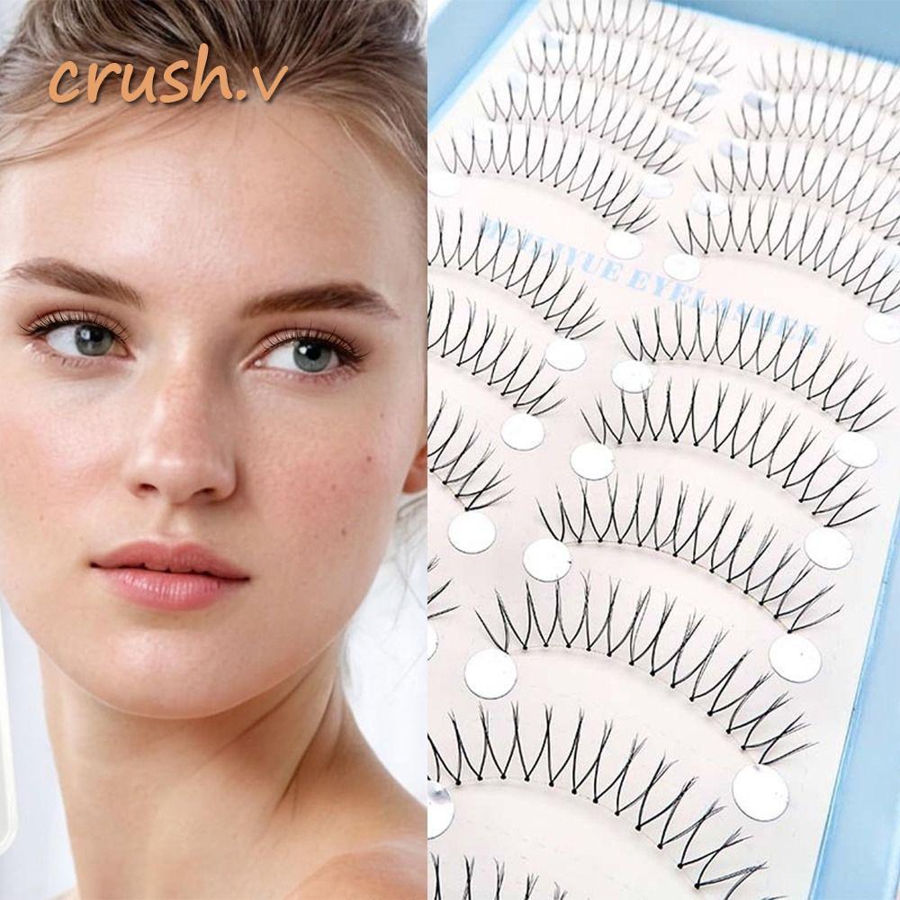 [CRUSH] Lông mi giả, Lông mi giả toàn dải phong cách thần tượng Kpop, Lông mi mắt hình chữ U cho bé 