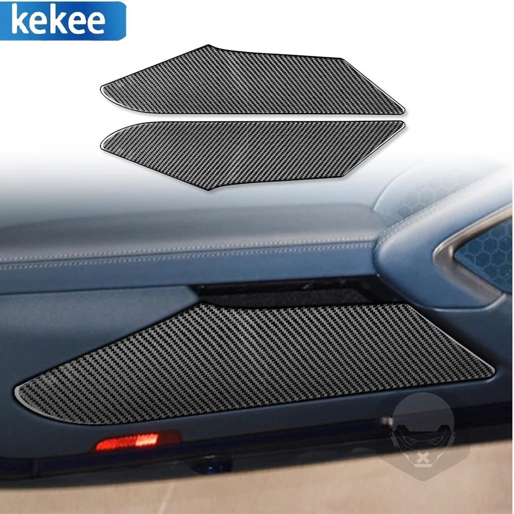 Dành Cho Xe Porsche 718 982 Cayman Boxster T S GTS GT4 Spyder RS Sợi Carbon Thật Cửa Xe Ô Tô Hộp Bảo