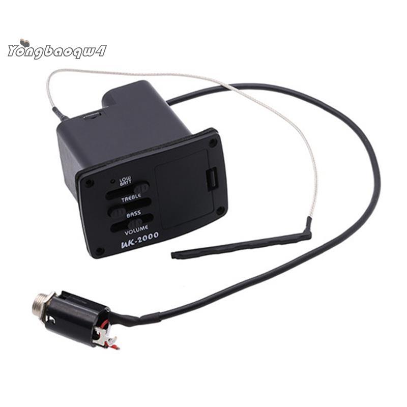 Xe Bán Tải UK-2000 Ukulele Mini Guitar Pickup 2 Ban Nhạc UK2000 EQ Equalizer Hệ Thống Cho Đàn Ukulel
