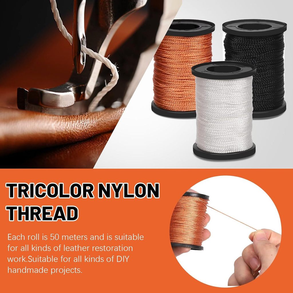 Chỉ Khâu Giày Dép - Chỉ Dù Nylon, may ba lô , túi xách , đồ da