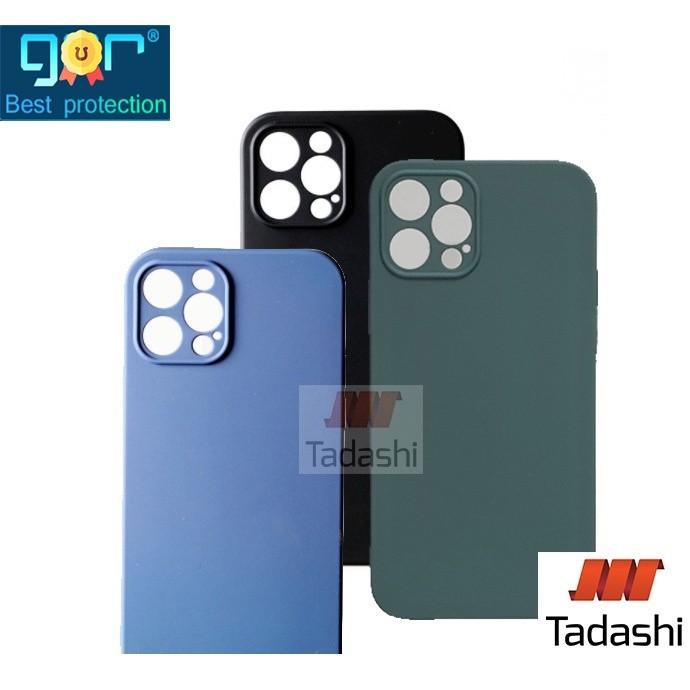 Ốp dẻo màu Gor iPhone 12 Pro Max, 12 Pro, 12/ 13 Pro Max, 13 Pro, iphone13 Nhám, Bảo Vệ Camera - Hãn