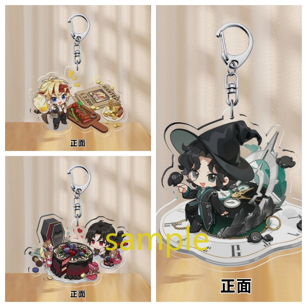 Lord of Mysteries Anime KeyChain Klein Moretti Leonard Mitchell Men Key Chain for Women Cartoon Figu
