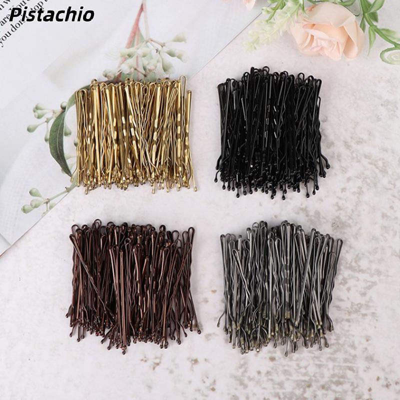 [Vwc] 50 cái kẹp tóc nữ màu vàng kẹp tóc dụng cụ tạo kiểu tóc kẹp tóc kẹp tóc hình chữ U kẹp tóc Phụ