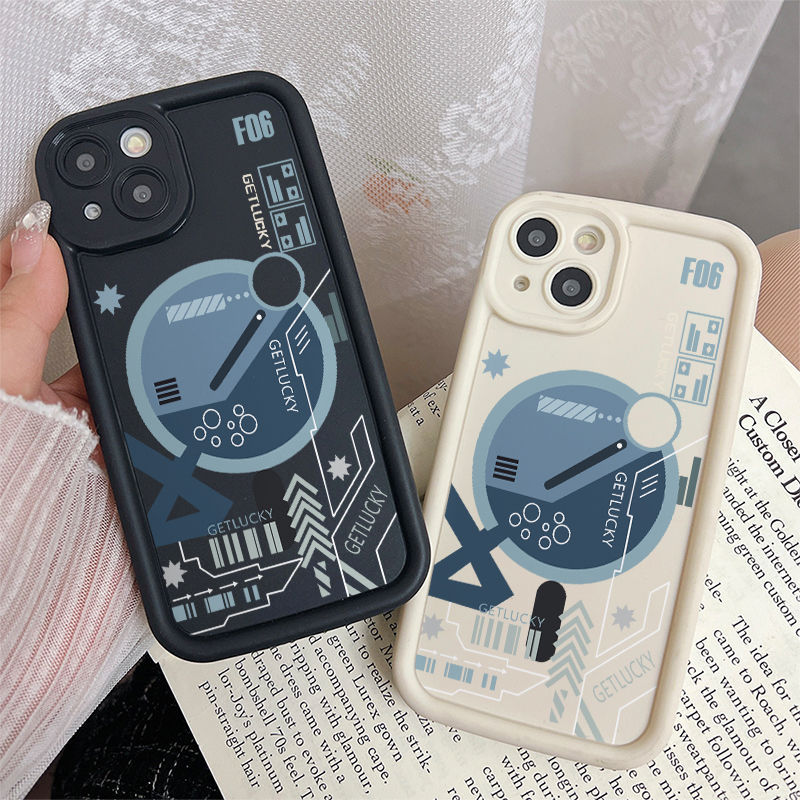 Ốp Mắt Thiên Thần Chống Rơi Cho iPhone 17 16 15 14 13 12 11 Pro X XR XS Max SE 2020 7 8 Plus Họa Tiế