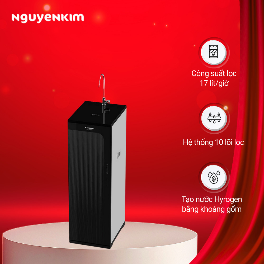 Máy lọc nước RO Hydrogen Kangaroo 10 lõi KG100HC2