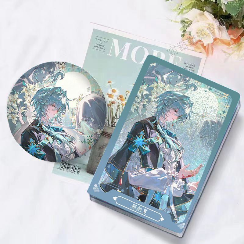 Honkai: Star Rail / Anaxa / Honkai Star Rail Hàng hóa mùa hè Long lanh Mahjong Thẻ Acrylic Đồ trang 