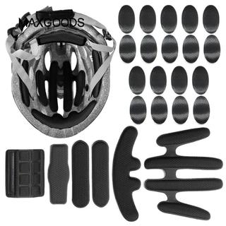 Maxgoods 24 Cái / bộ Mũ Bảo Hiểm Bên Trong Đệm Bộ Dụng Cụ Kín Thể Thao Ngoài Trời Xe Máy Bảo Vệ Xe Đạp Miếng Lót