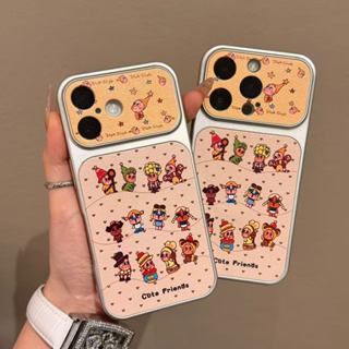 Ốp Da Mạ Điện Cho iPhone 17 16 15 14 Plus 13 12 11 Pro Max Little Star Soft Case Full Cover | DDXY