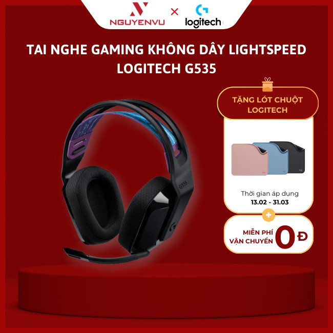 [CHÍNH HÃNG] Tai nghe gaming không dây Lightspeed Logitech G535 - [BẢO HÀNH 24 THÁNG]