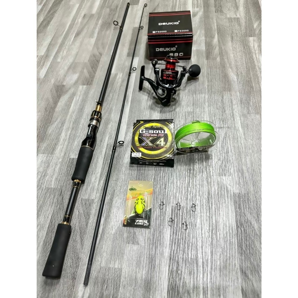 Combo Cần Câu Daiiwa Nội Địa + Máy Deukio FS2000