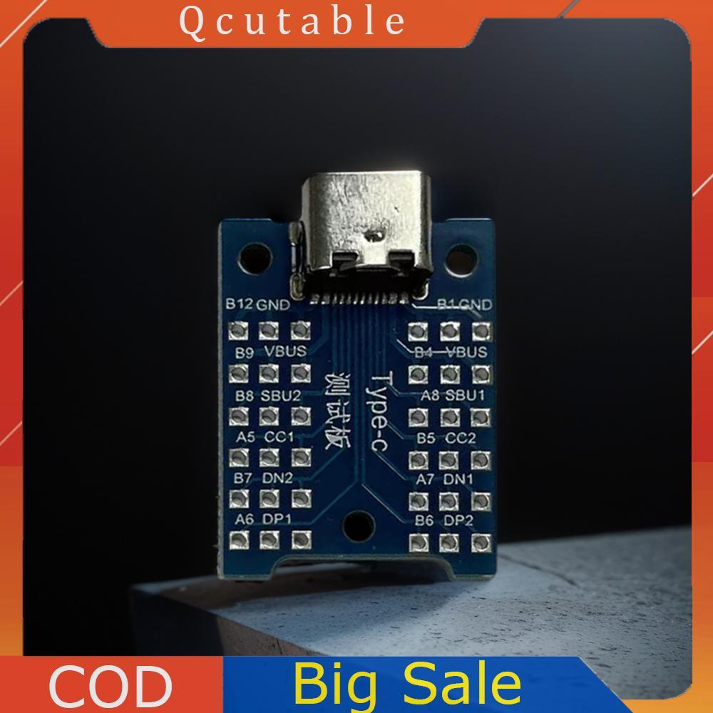 USB 3.1 Type-C Nữ Adapter Board Type-C USB 3.1 Test PCB Board Adapter Connector USB Type-C Nữ Test B