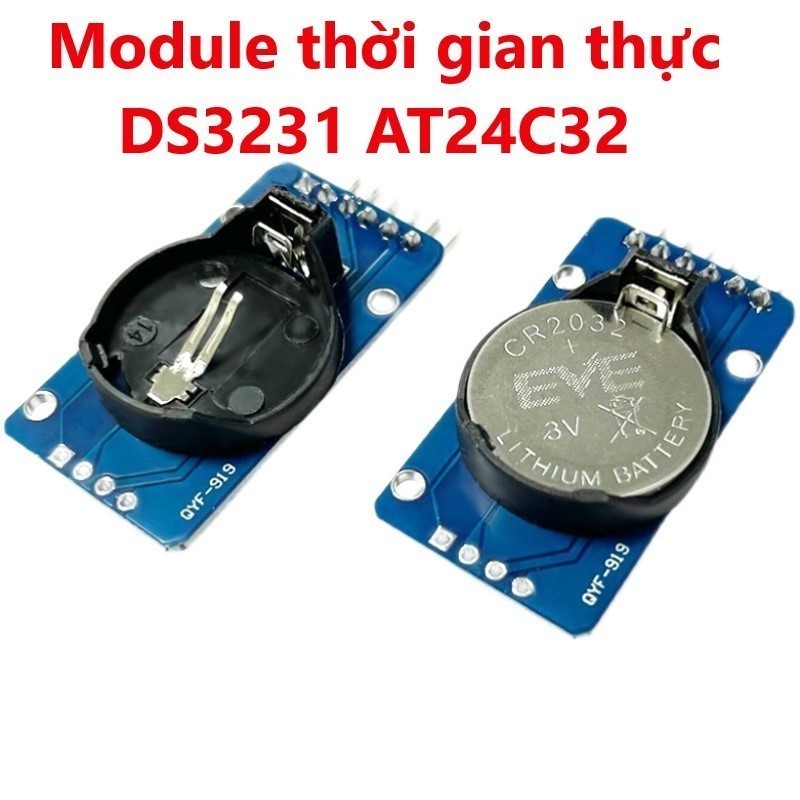 Module thời gian thực DS3231 AT24C32 kèm pin, độ chính xác cao