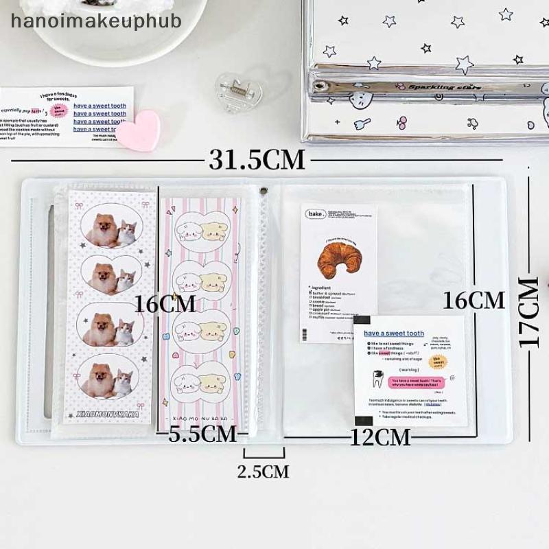 Hanoimakeuphub] Phim Hoạt Hình 4 Lưới Idol Card Photo Booth Album Cho 40 Chiếc 2x6 Inch Dải Ảnh Đánh