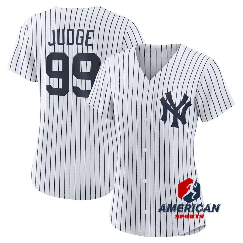 Áo bóng chày sân nhà Mlb New York Yankees Aaron Judge White