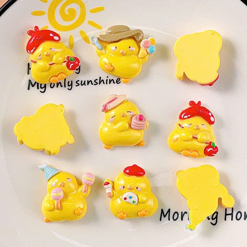 Set charm vịt vàng dễ thương