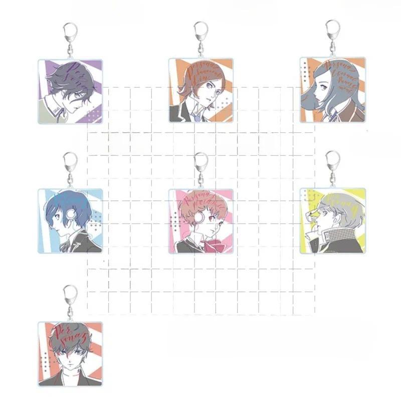 Trò Chơi Persona Móc Khóa Búp Bê Anime Jihei Tatsuya Makoto Yuki Yu Narukami Acrylic Mặt Dây Chuyền 