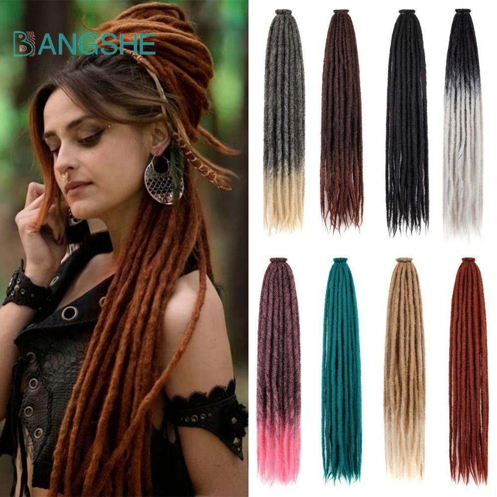 Bangshe - Dây Nối Dreadlock 36 inch, Màu Ombre Tự Nhiên, Phù Hợp Style Reggae Hippie