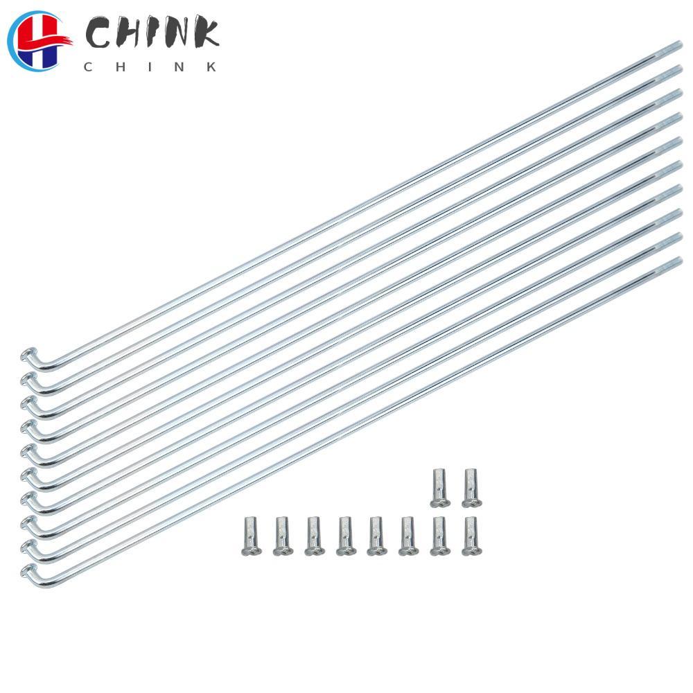 10 Bộ Nan Hoa Xe Đạp 13G Đường Kính 2,2mm Thép Carbon - Dễ Thay Thế