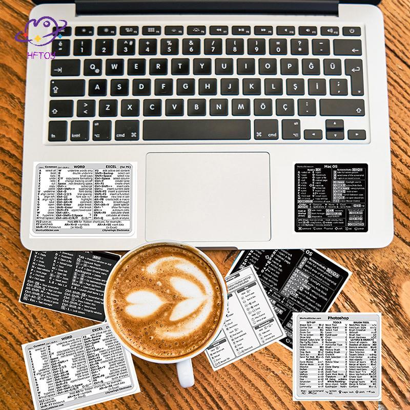 HFTOY 30 Cái Adobe Photoshop Qui Tham khảo Bàn phím Hướng dẫn cắt ngắn Stier ~