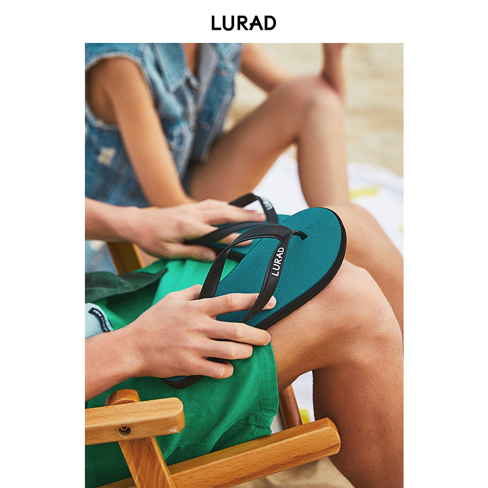 Mới Luladi Flip-Flops Nam Mùa Hè Chống Trơn Trượt Mặc Ngoài Trời Sandal Flip-Flops Flip-Flops Cao Su