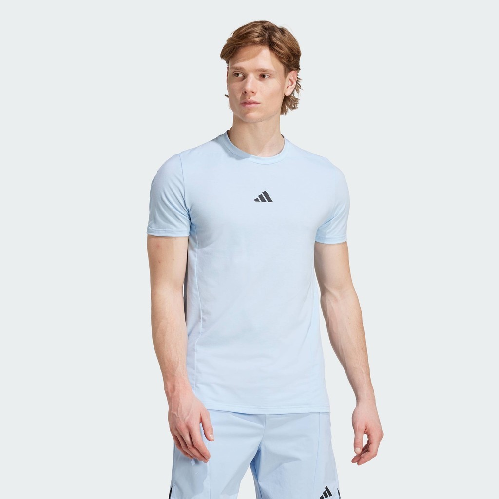 adidas Gym & Training Áo Thun Tập Luyện Designed for Training Nam Màu xanh da trời JX3284