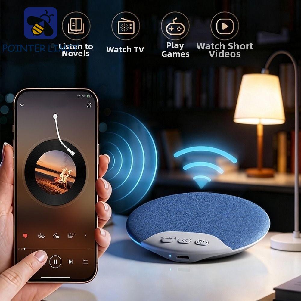POINTER LIMIT Máy Ồn Trắng, Hỗ Trợ Giấc Ngủ Âm Thanh Nổi HiFi Dưới Gối Loa Bluetooth, Bluetooth Di Đ