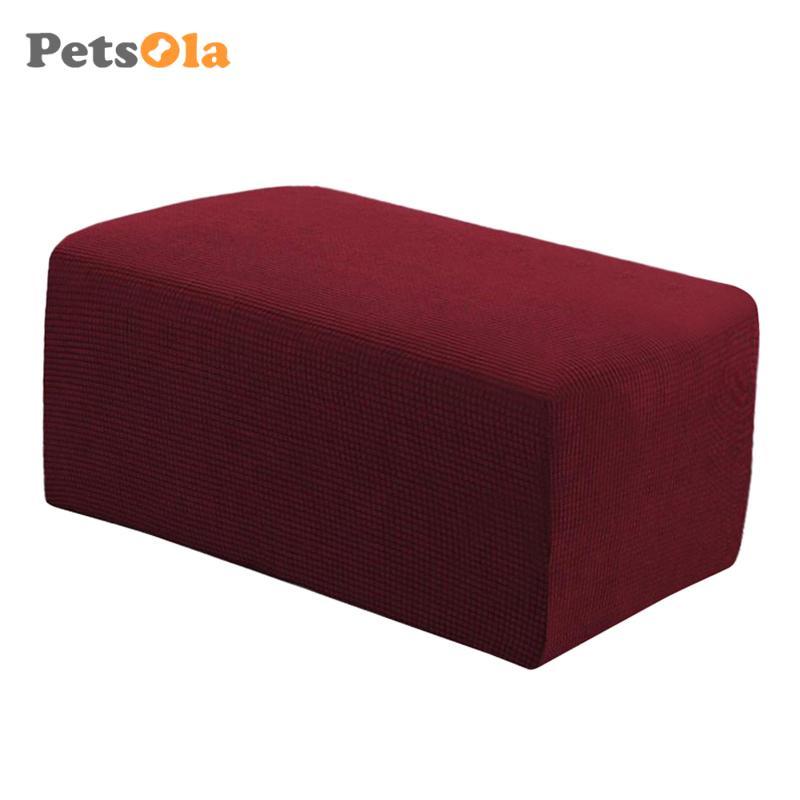 Ottoman Pouf Bao Ghế Để Chân Ghế Bọc Ottoman Chân Bảo Vệ Bao Da Tay Bảo Vệ Phụ Kiện Mềm Bền Chống Nh