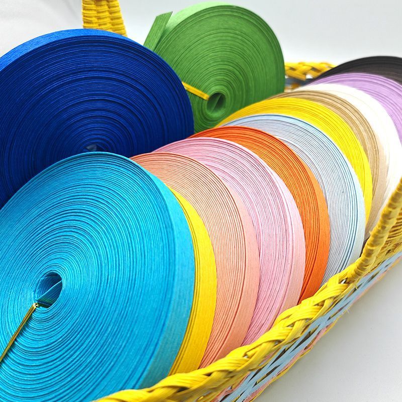 ❈ ❈ ❥ ❈ ❈ ❈ ❈ ❈ ❈ ❈ DIY ☂ ❈ ❈ ❈ ❈ ❈ ❈ ❈ ❈ ❈ ❈ ❈ ❈ ❈ ❈ ❈ 12 ❈ Dây dệt mây giấy rộng, Dây giấy đầy màu