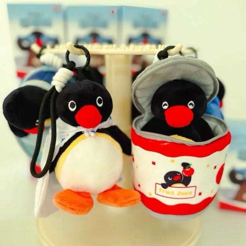PingU Hide-and-Seek Series Blind Box Mặt dây chuyền sang trọng có vòng treo, hiệu quả chi phí cao để
