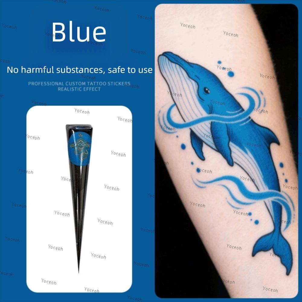 YOCEOH Henna Tattoo Cream, Đen Nâu Tạm Thời Henna Paste Cone, Henna Tattoo Cream Dễ Sử Dụng Bán Lâu 