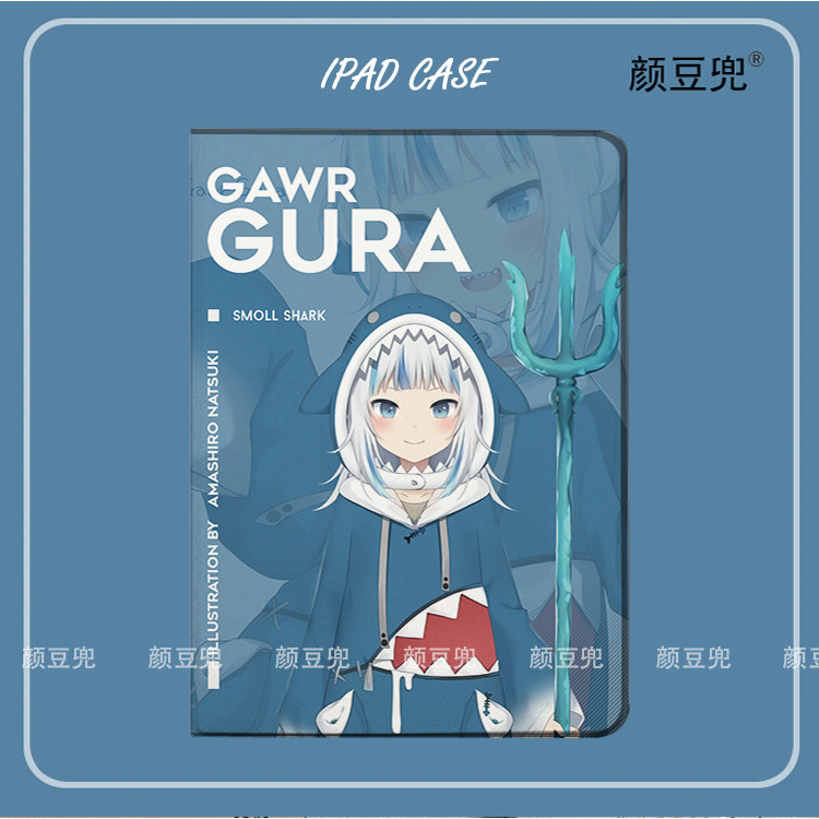 Gawr Gura Anime Ốp Lưng iPad 10.2 9th 10th Air 2 3 Mini 6 5 Ốp Lưng Silicon Sang Trọng Pro 12.9 Cho 