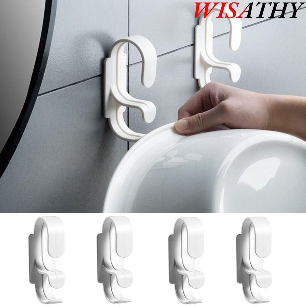 WISHY Treo Tường Sắp Xếp, Móc Chậu Rửa Treo Hai Lớp Dính, Giá Để Đồ Phòng Tắm