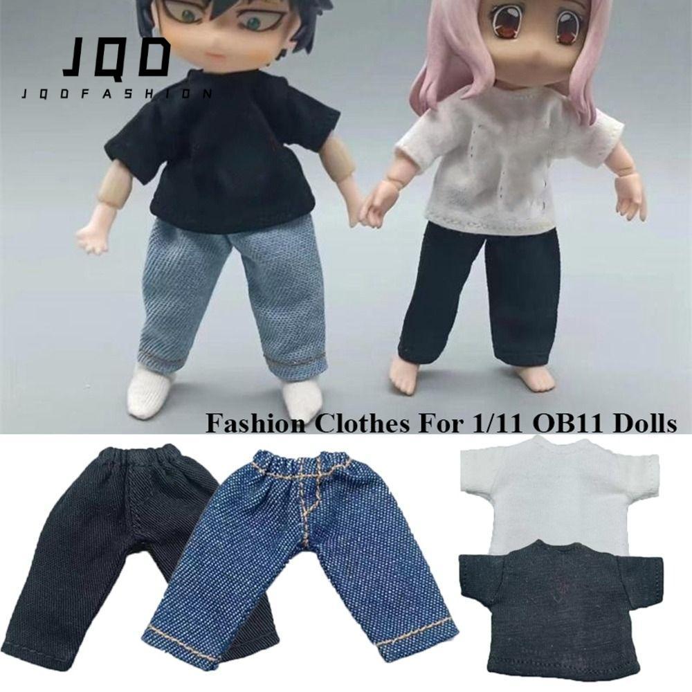Áo thun quần áo búp bê JQD, Quần búp bê thời trang Mini dễ thương, Phụ kiện búp bê thời trang cho 1 