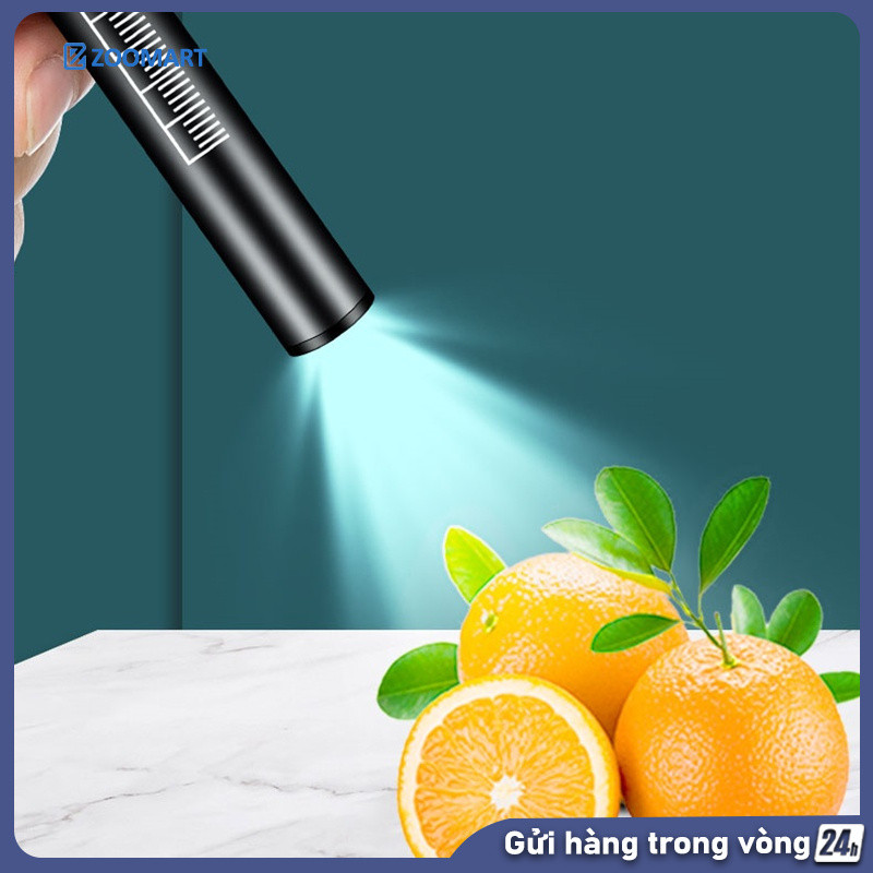 Đèn pin LED mini cầm tay sạc USB kèm kẹp inox Đèn Pin LED Mini Cầm Tay，nhân viên y tế