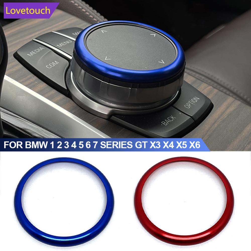 LOVETOUCH Vòng Xe Điều Khiển Trung Tâm IDrive Đa Phương Tiện Điều Khiển Núm Nhôm Vòng Cho Xe BMW 1 2