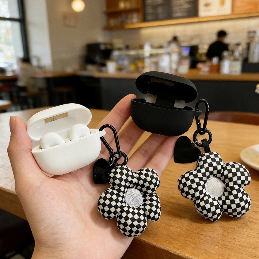 Hoa keychian Dành Cho Jabra Elite 8 Active Gen 2 / Elite10 Ốp Lưng Silicon Tai Nghe Cho Jabra Elite1