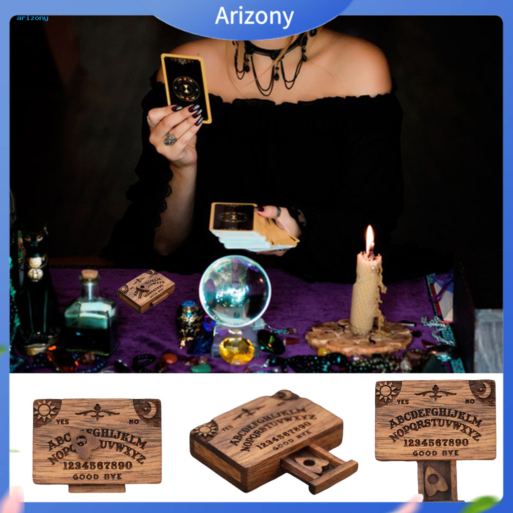 《 penstok 》 Bảng Ouija thu nhỏ Trang trí phong cách cổ điển Bảng tinh thần Ouija thu nhỏ cổ điển có 