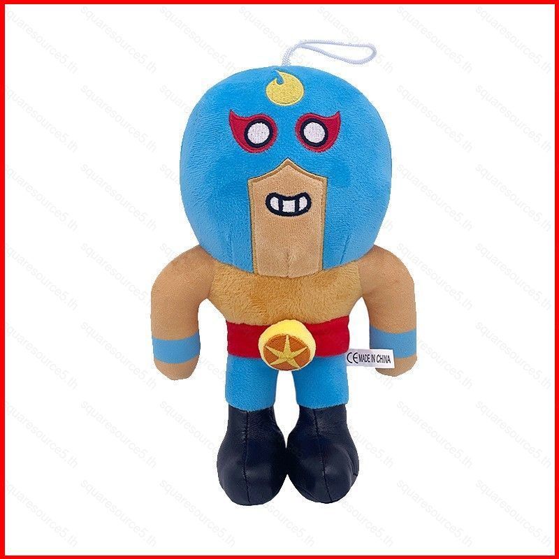 SQ5 Brawl Stars Shelly Colt Leon Spike Brock Crow Plushie Nhân vật trò chơi dễ thương Đồ chơi nhồi b