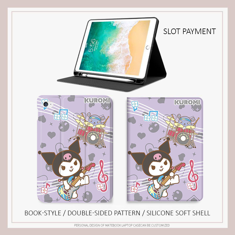 ốp ipadkuromi music air6 ipad a16 gen 11 Air M3 Air 4/5/6 Air7 10.2 Gen 7/8/9ipad air m3 ốp ipad cas